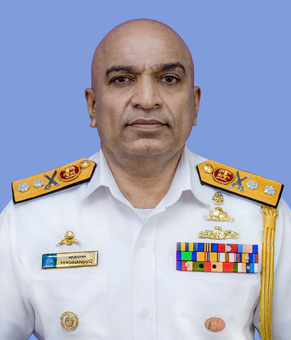 Rear Admiral PV Ferdinandusz - Commander North Western Naval Area