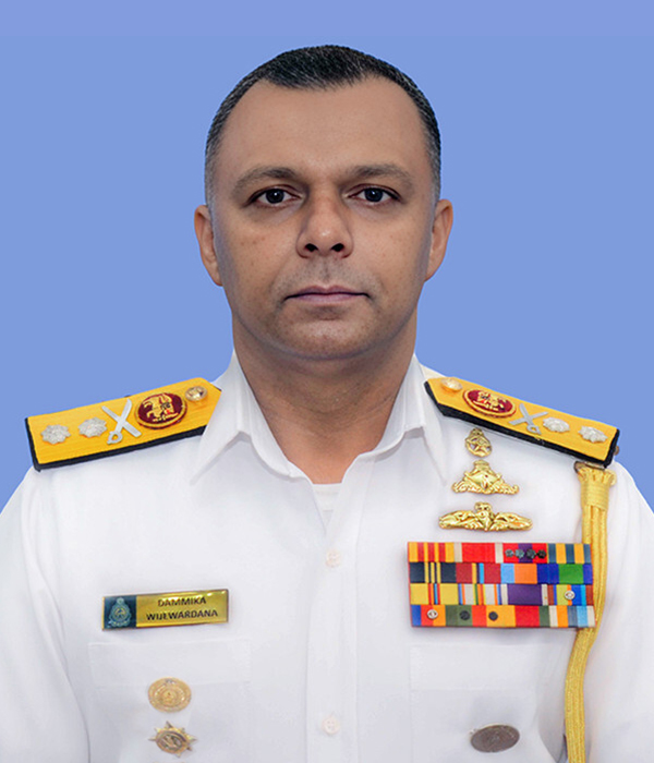 Rear Admiral MDK Wijewardana - Commander Southern Naval Area & Chief Hydrographer of the Sri Lanka Navy
